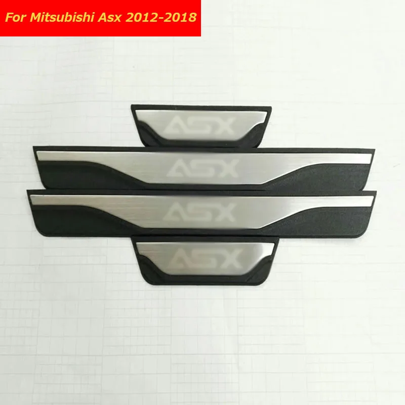 Автомобильные аксессуары для Mitsubishi ASX 2016 2017 2018 полоса на порог из нержавеющей