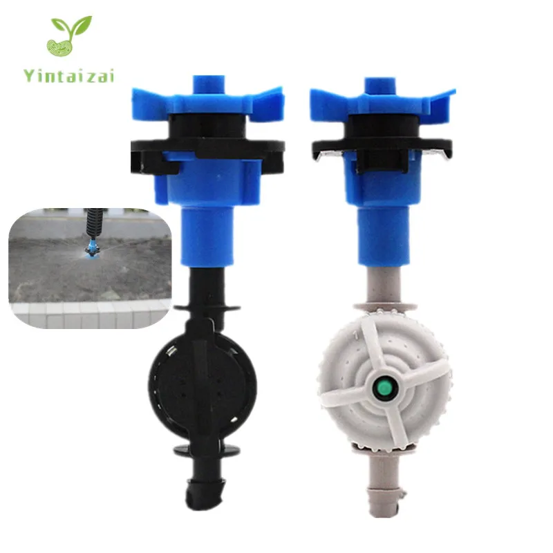 

20PCS 360Degree Rotary Sprinkler Hanging Nozzles With 1/4" Antidrip Greenhouse Garden Micro Drip Irrigation Garden Water Fitting