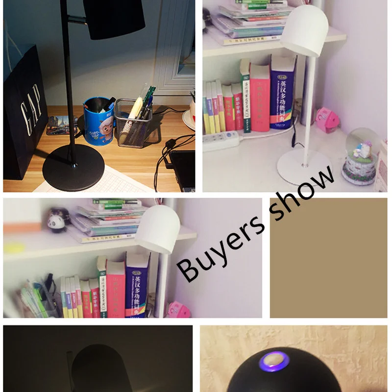 Светодиодный скандинавские Современные Контракт чтения Рабочий стол лампы