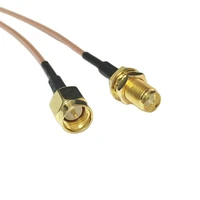 new modem coaxial cable sma male plug switch sma female jack nut connector rg178 cable pigtail 15cm 6 adapter rf jumper