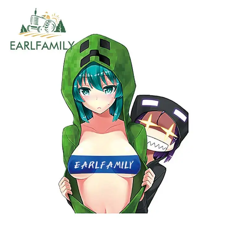 EARLFAMILY 13 см x 9 7 Slime девушка винил Стикеры с рисованным аниме автомобильные
