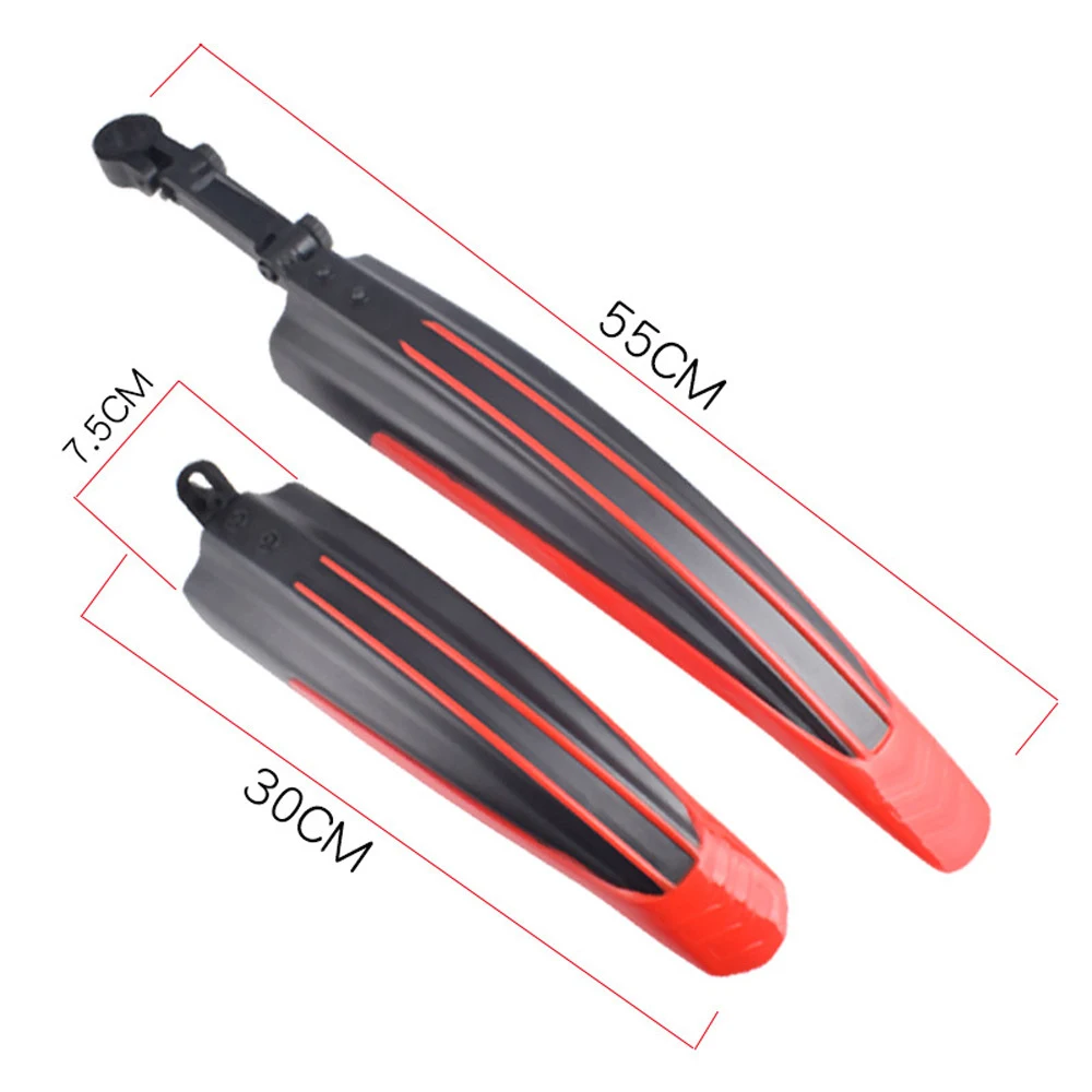 2 Pcs Bicycle Fenders Mountain Road Bike Mudguard Rear Mud Guard Wings For Accessories | Спорт и развлечения