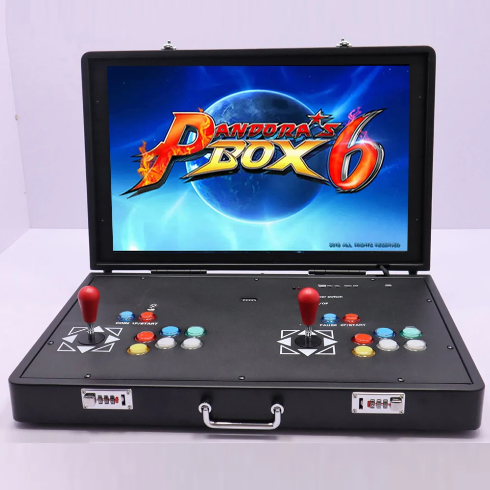 

24 "ЖК-экран игры ретро бумажная коробка 6 bartop мини аркадная игра машина