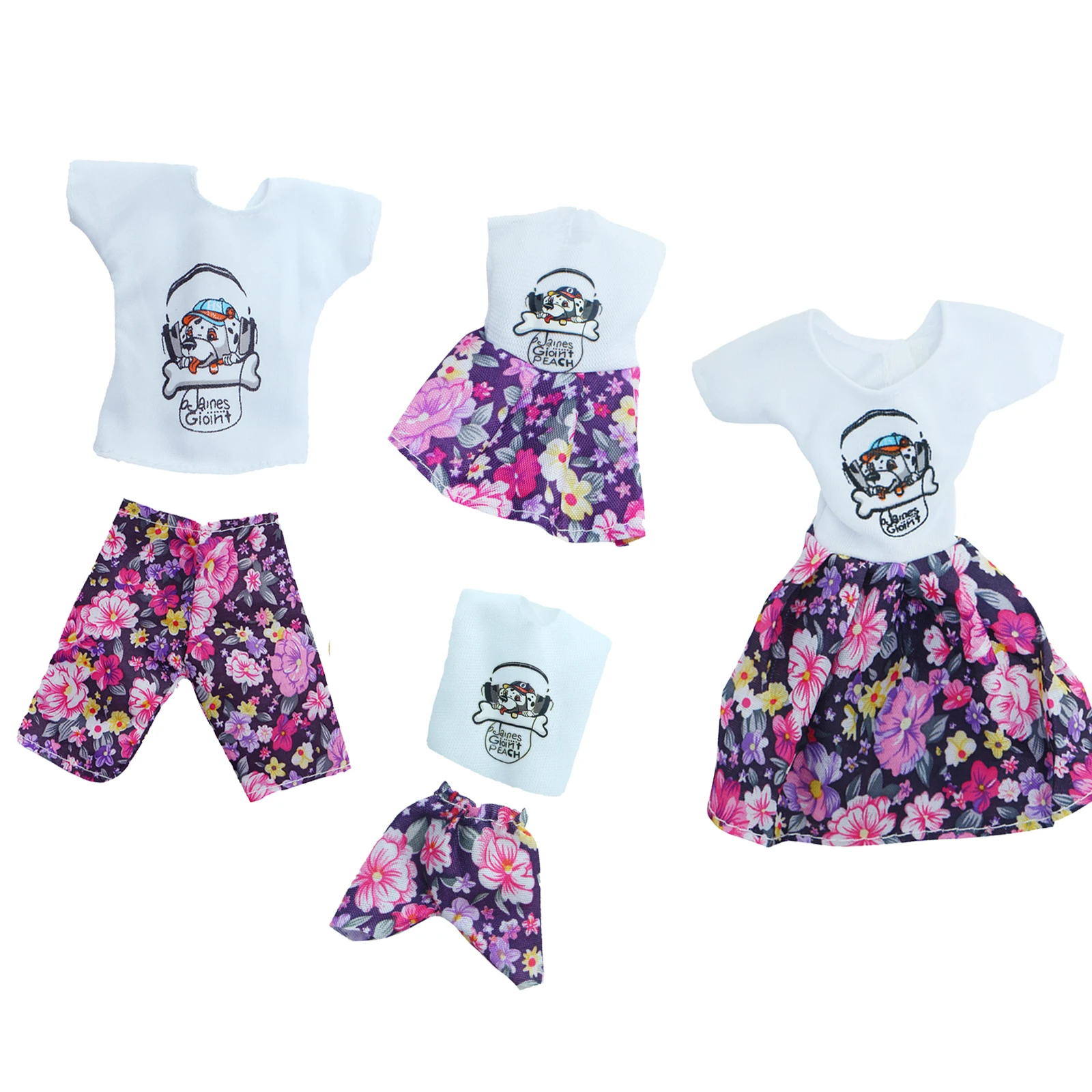 4 комплекта Кукольное платье для пар семейная летняя одежда мужская кукла