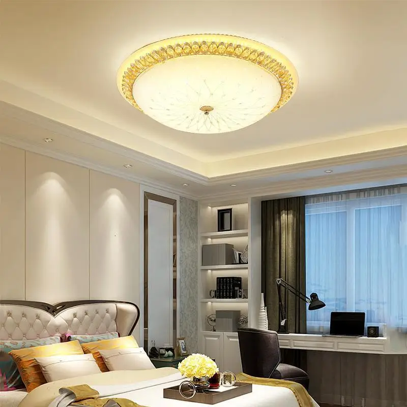 Lustre Luminaria светильник лампа Sufitowe винтажный плафон для гостиной Lampara светильник ing Plafondlamp Хрустальный светодиодный потолочный светильник