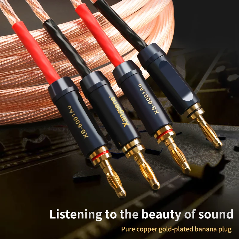 Кабель для аудиоколонки xangраза OCC Hi-Fi усилитель мощности основной кабель колонки