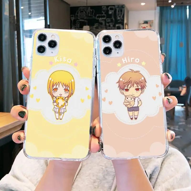 

Anime Fruits Basket Phone Case Transparent soft For iphone 5 5s 5c se 6 6s 7 8 11 12 plus mini x xs xr pro max