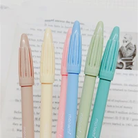 6pcs new color korea monami plus pen 3000 cream color watercolor pen macaron light fiber pen free shipping