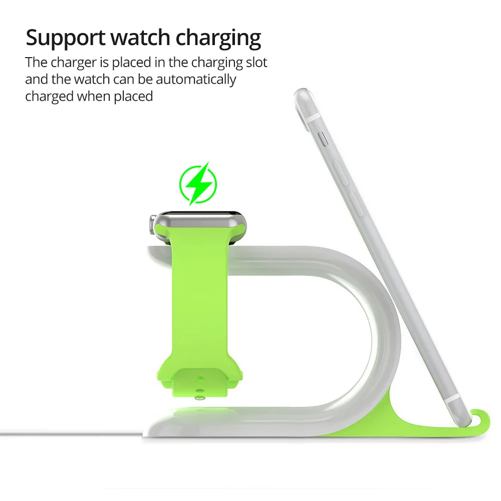 ANKNDO мобильный телефон Настольный держатель Smartwatch зарядное устройство для Iwatch 2 в