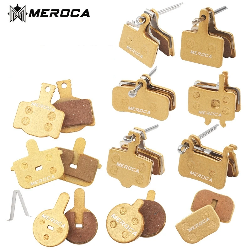 MEROCA 1 пара велосипедных металлический диск тормозные колодки для Iamok MTB горный