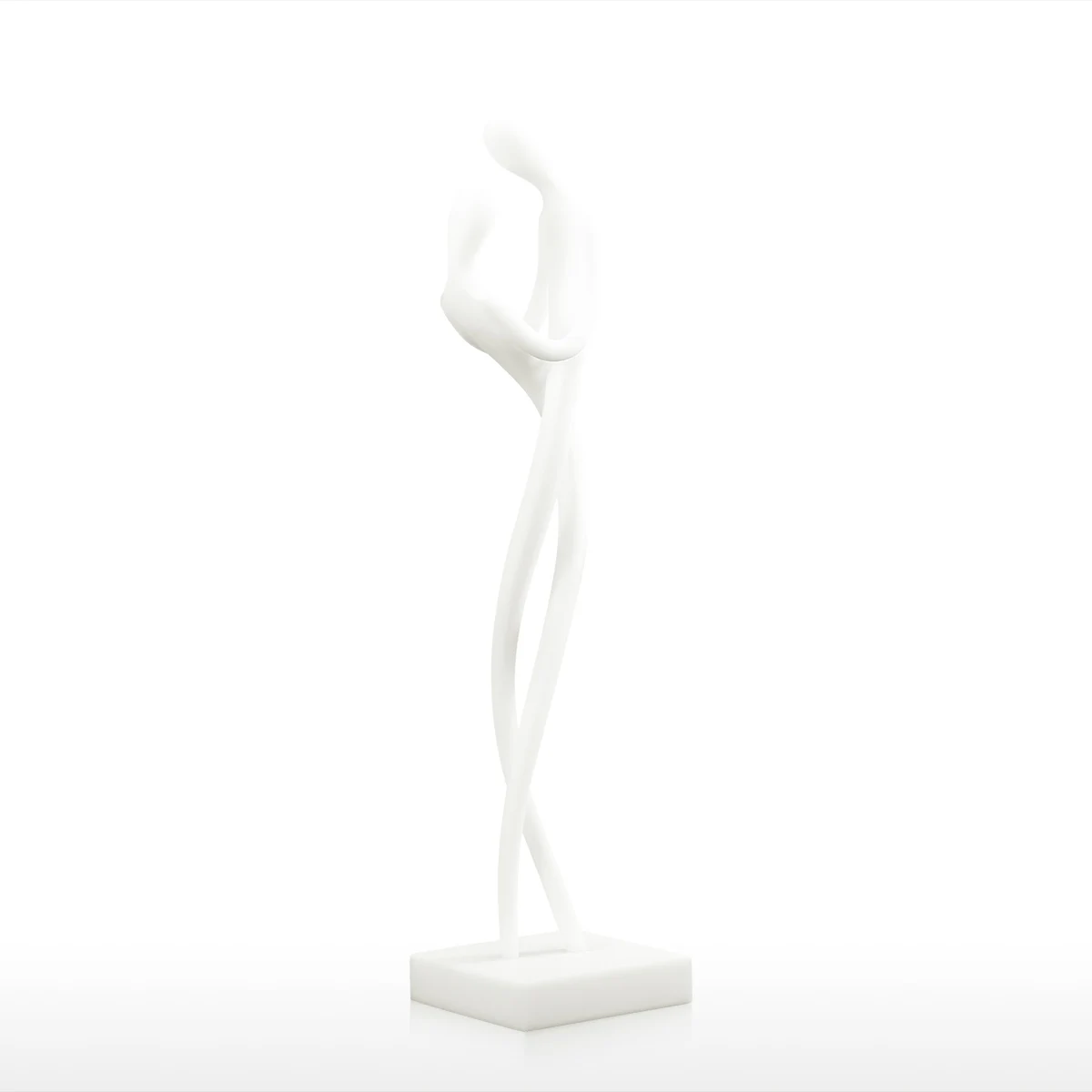 

Embrace 3D Printed Sculpture Abstract Modern Statue Loving Couple Statue Gift Art Home Decor for Living Room Study Room Bedroom