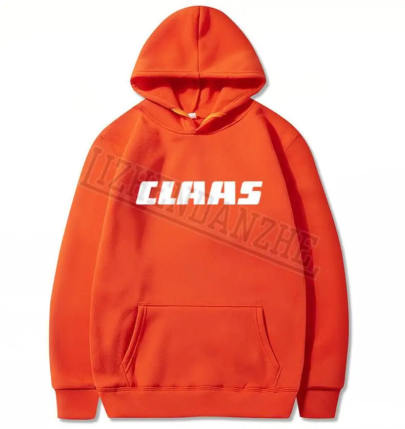 Новинка толстовка с капюшоном для трактора Claas зимний мужской пуловер Мужское