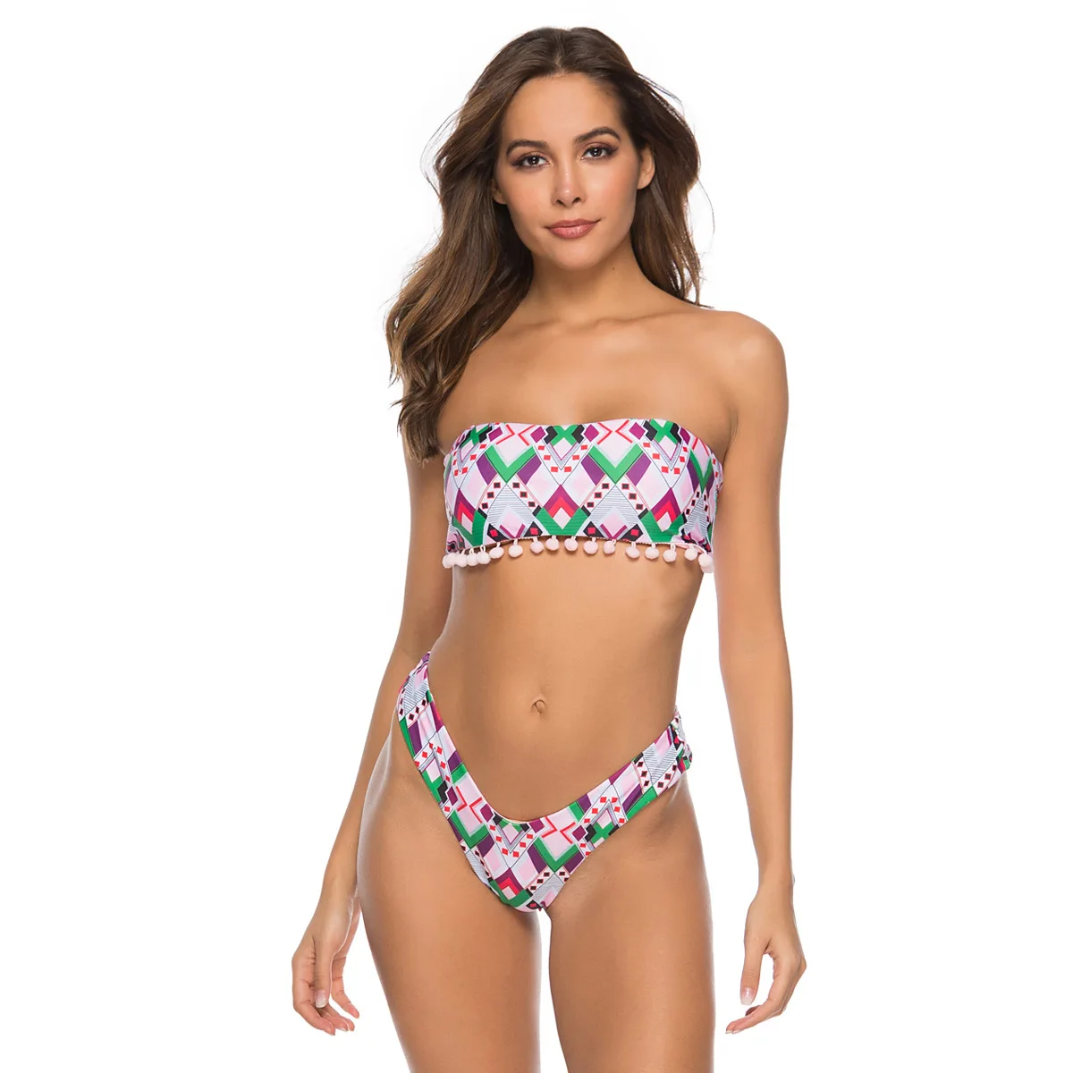 

The new sexy bikini plaid swimsuit women double-sided wear wholesale manufacturer