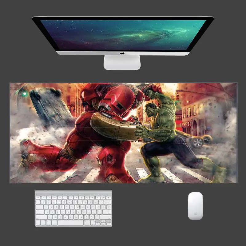 

Handsome superhero Anime Pc carpet mouse pad mats gamer gaming accessories desk mat mousepad ergonomic wrist rest carpet Gamer