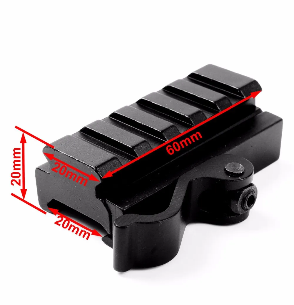 Быстросъемный Адаптер для крепления US QD 5 слотов подходит Пикатинни Вивера