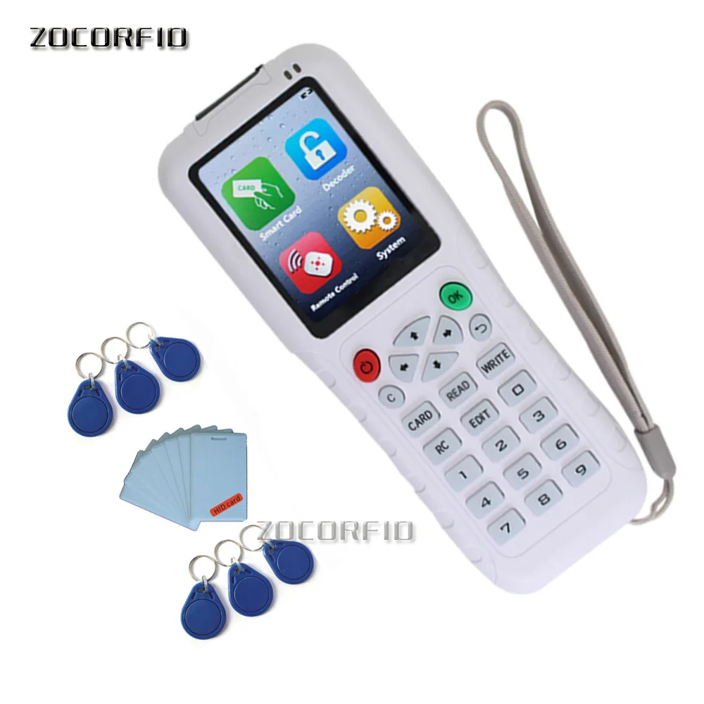 English Version Newest ZX-Copy 3 with Full Decode Function Smart Card Key Machine RFID NFC Copier IC ID Reader Writer Duplicator |