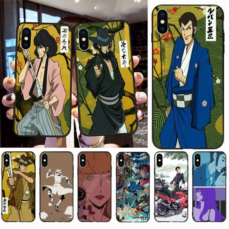 

Anime Lupin III Phone Case Phone Case For iPhone 6 7 8 Plus 11 12 ProMax X XR XS SE Max Back Cover