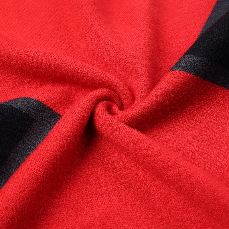 

New Autumn Winter Fashion Brand Clothing Men's Sweaters Breathable Slim Fit Men Pullover Contrast Color Knitted Sweater Men J710