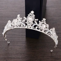 princess diadem bridal crown tiara wedding hair accessories crystal crown for women hair jewelry wedding bridal headpiece