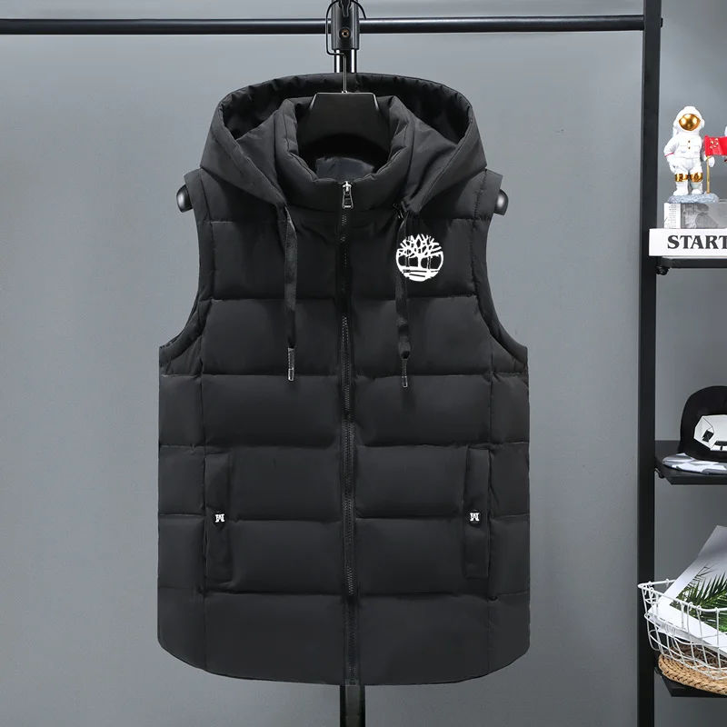 

ACKLAND New Autumn Winter Vest Casual Sports Down Jacket Men and Women's Same Loose Fashion Trend Sleeveless Thermal Underwear