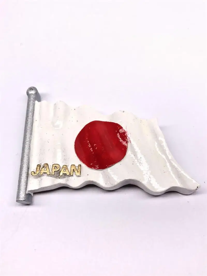 Japan 3d магнит для холодильника с флагом России Канада Япония Украина Италия Сингапур всемирно флаги стран наклейки на холодильник магниты для украшения - Цвет: Japan