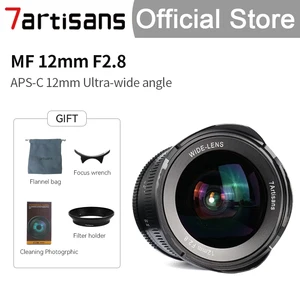 7artisans 7artisans 12 мм F2.8 MF Ультра широкоугольный основной объектив для Sony EFuji XFCanon EOS-MOlympus и Panasonic Micro M43
