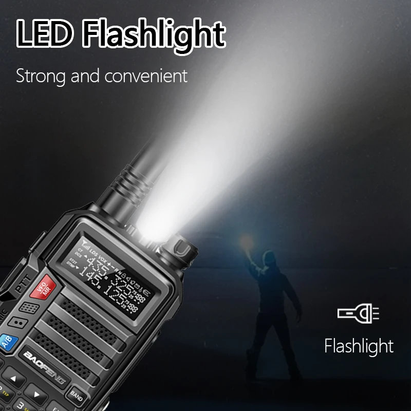 Рация BaoFeng UV-5R 10 Вт/8 Вт радиостанция коммуникатор UV5R трансивер Двухдиапазонная