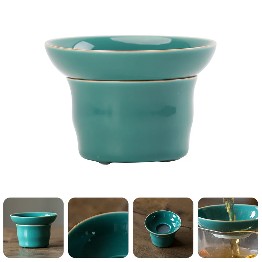 Фарфоровый фильтр для чая сетчатый с подставкой чайная воронка чайные