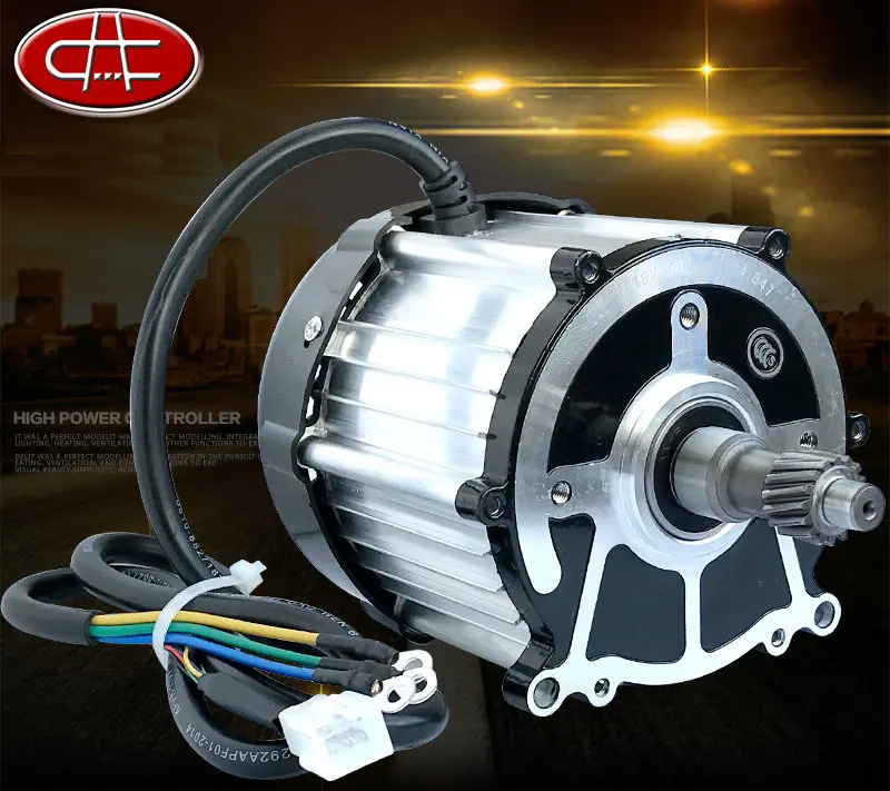 DC48V/60V 3200 об/мин 750 Вт Малый DC магнитный бесщеточным Мотором/двигатель с