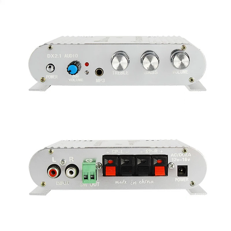 KYYSLB 40 Вт * 2 4-8ohm DC12-15V A-210 усилитель мощности 1 канальный автомобильный динамика |