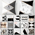 Декоративный чехол для подушки, наволочка из полиэстера с геометрическим принтом, декор подушки, для украшения дома, диванная подушка, чехол 40507