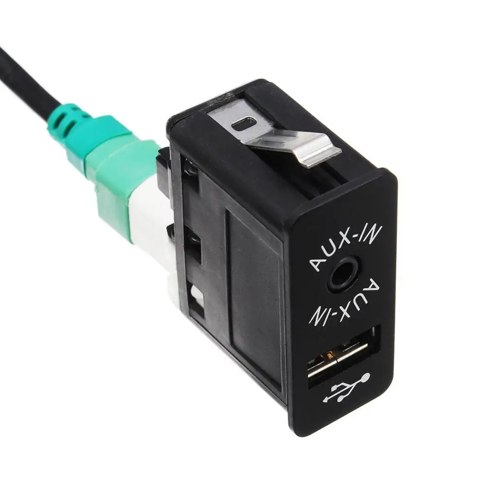 

Car AUX USB Socket Switch with Cable for BMW E60 E61 E63 E64 E87 E90 E70 F25