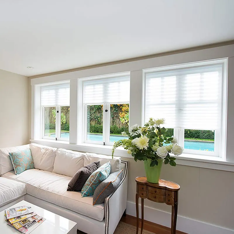 Черные и белые Плиссированные Шторы с зеброй шторы простые складные