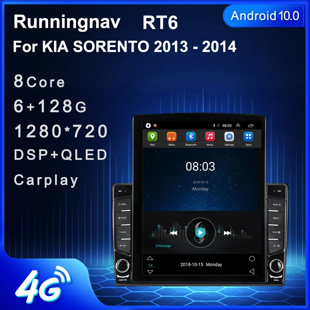 9 7 &quotAndroid 10 1 для KIA SORENTO 2013 2014 Tesla тип автомобиля радио мультимедиа видео плеер