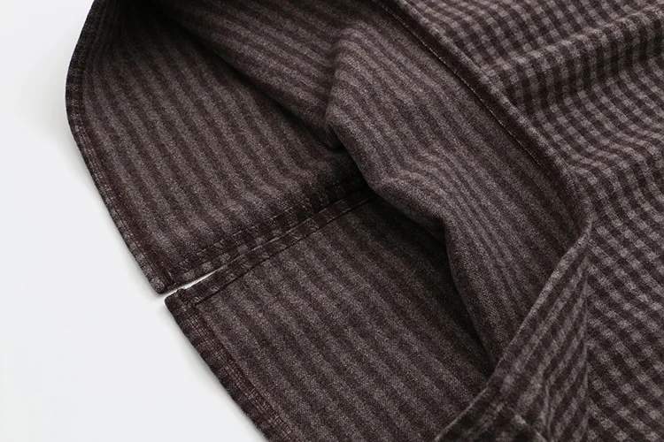 

Plus Size XL-4XL Women's Autumn Winter Plaid Skirts Ladies' Elegant Midi Officewear Skirts