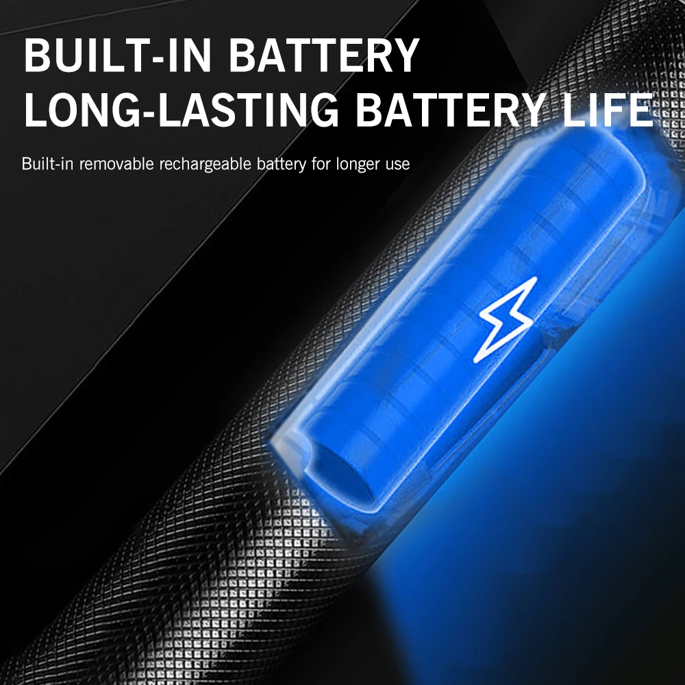 BORUiT-cortadora de pelo el&eacute;ctrica profesional, juego de cortapelos el&eacute;ctrico con cabezal de aceite USB, de aleaci&oacute;n, duradero, 2021-4