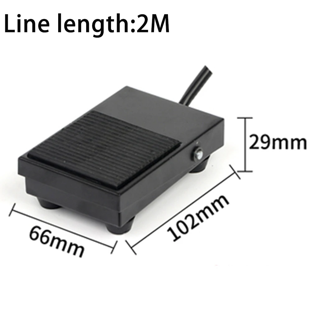 1 шт. TFS-1 блок ножного переключателя контроллер SPDT 1 ножной выключатель с автоматическим сбросом линии 2 м и 16 см кольцо поршневого двигателя измерительные приборы