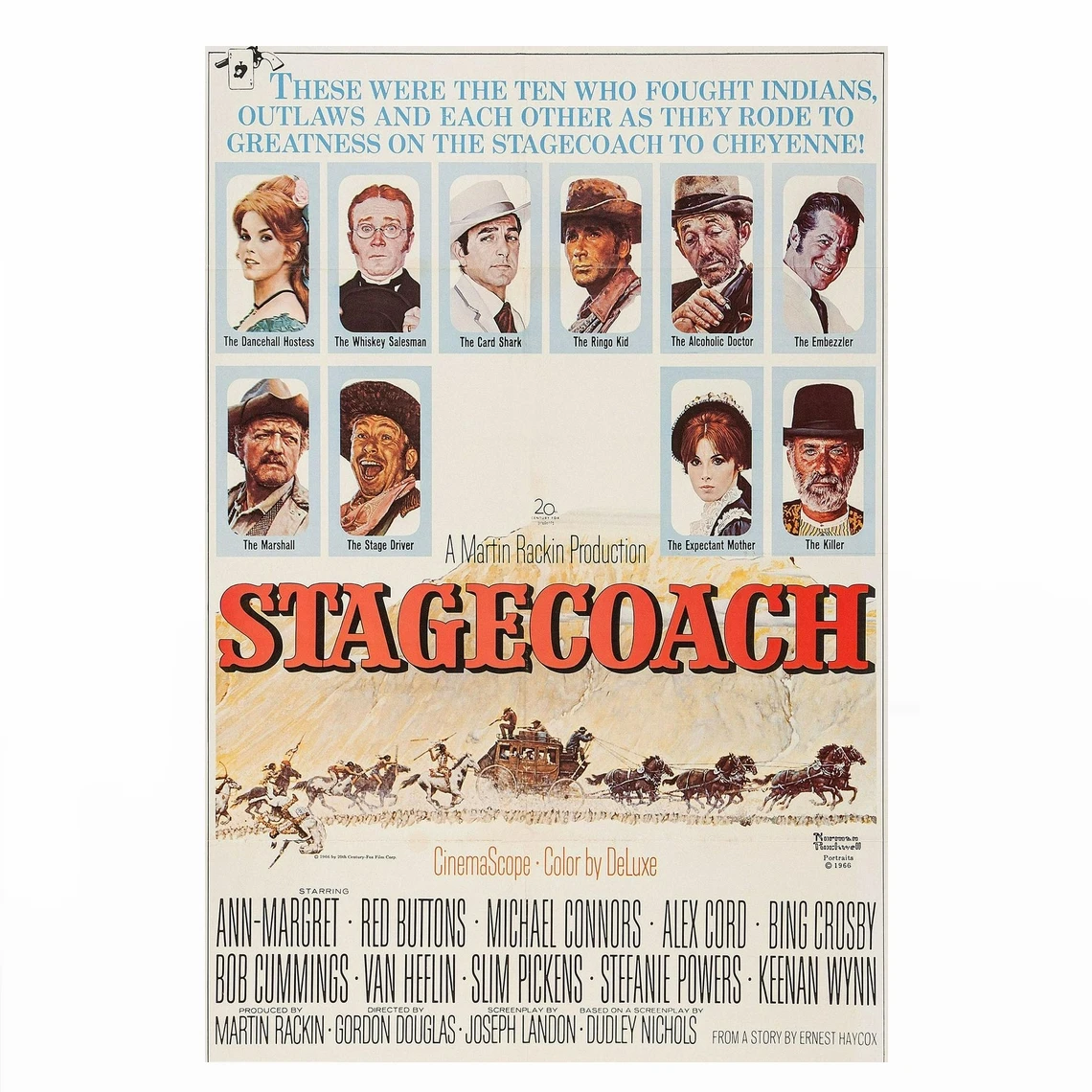 Плакат Stagecoach (1939) Настенный декор в западном стиле Клэр Тревор Джон Уэйн Энди