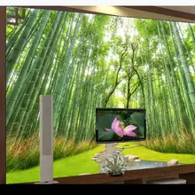 Photo Mural 3D Bamboo Wallpaper Wall Murals Modern Papel De Parede Living Room Bedroom Wallpaper 3D Environmental protection