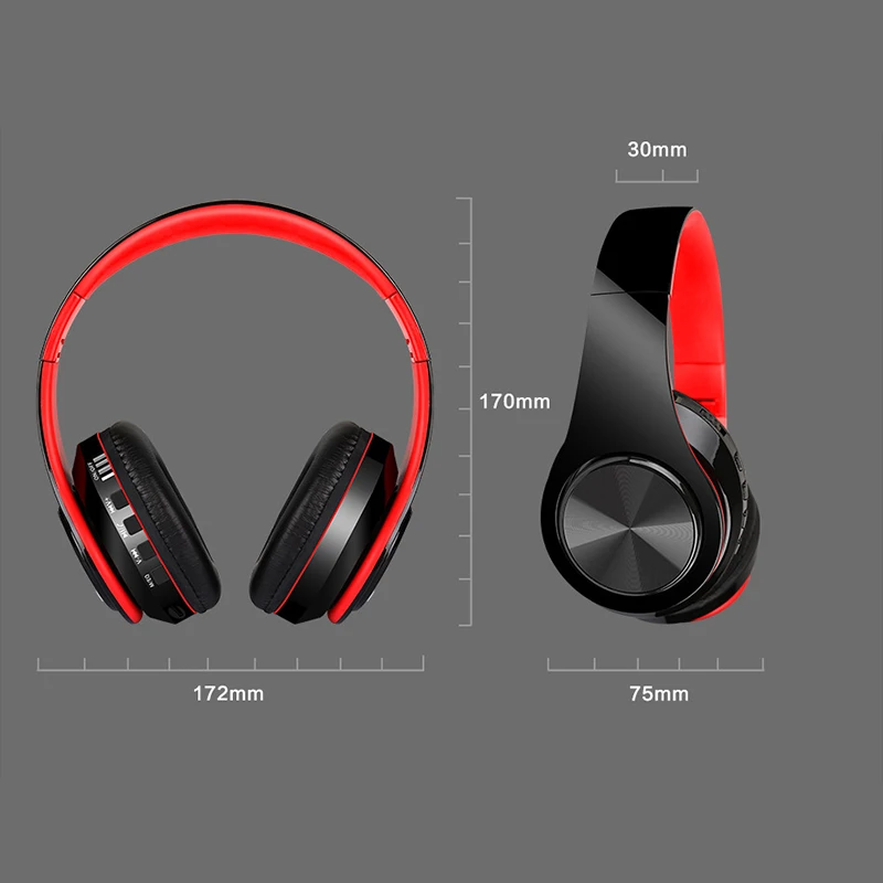 Qh14 Floding Bluetooth 5,0 наушники Игровые наушники с креплением на голову Беспроводная гарнитура Bluetooth HIFI с FM
