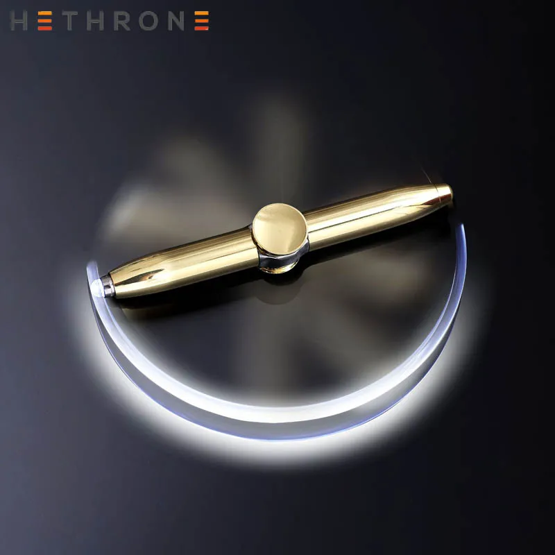 Hethrone Золотая Роскошная Магнитная шариковая ручка с гироскопом опционально