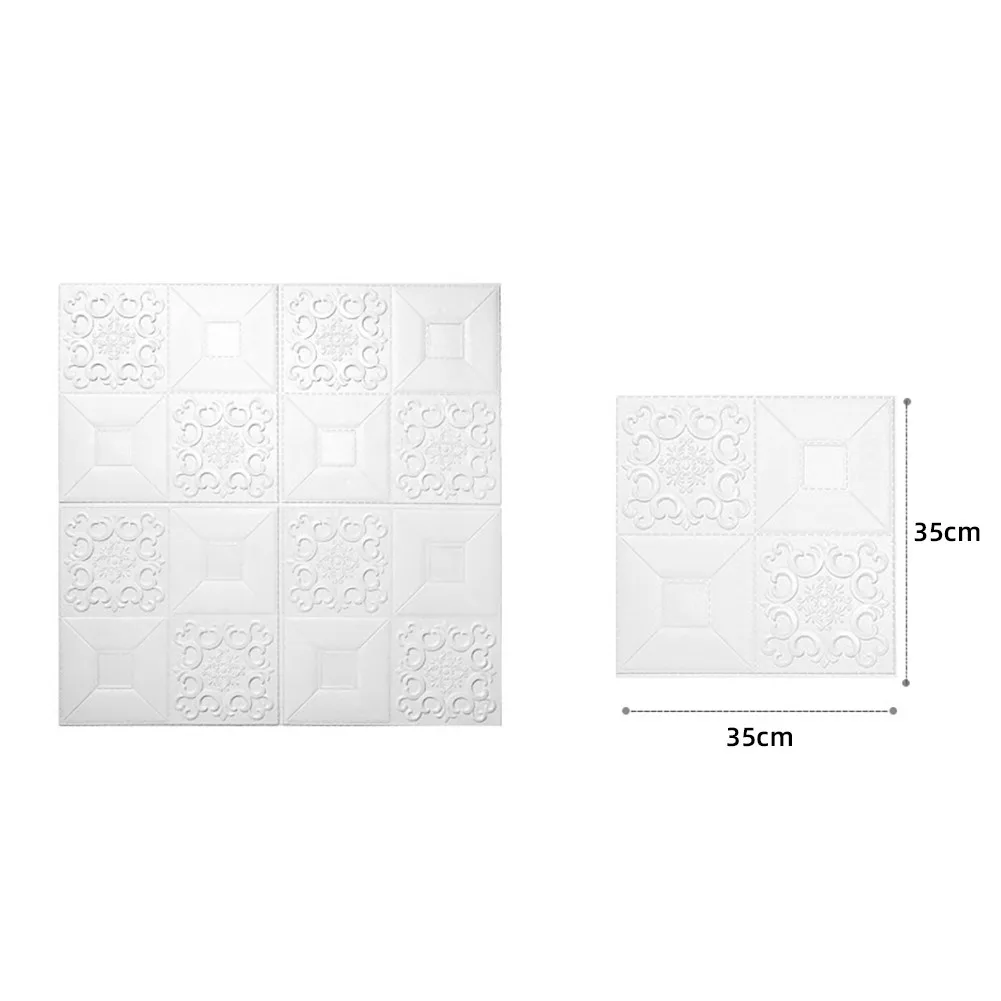 Водостойкая 3D Наклейка на стену с изображением кирпича пенопластовые