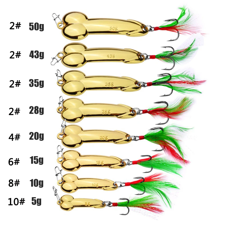 Приманка из цинкового сплава Luya с перьями ложка рыболовная приманка 5 г 10 15