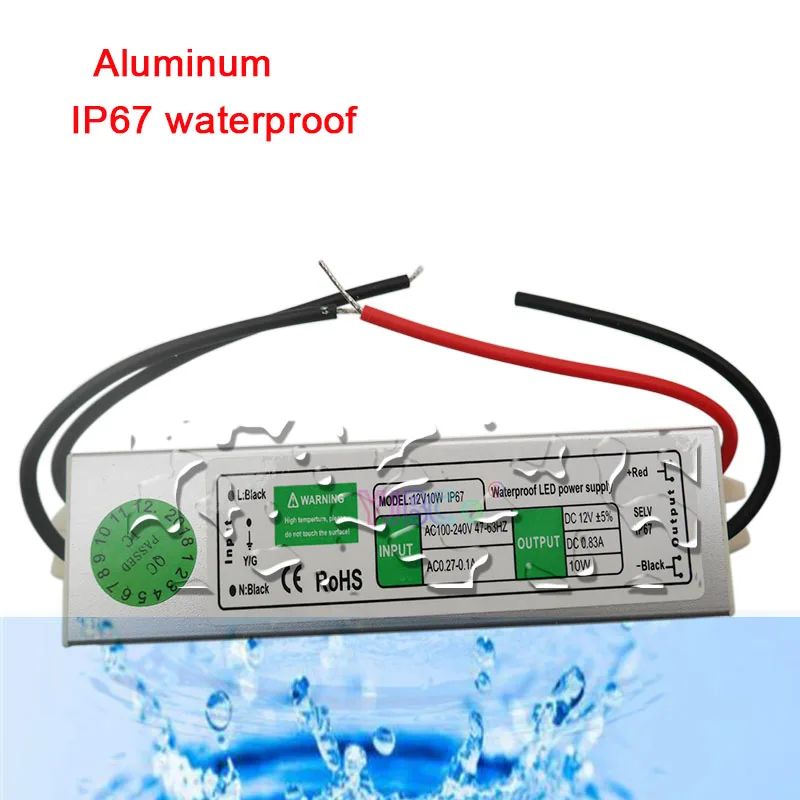 

DC 36W Led Driver IP67 waterproof power supply 12v Switching Power Supply