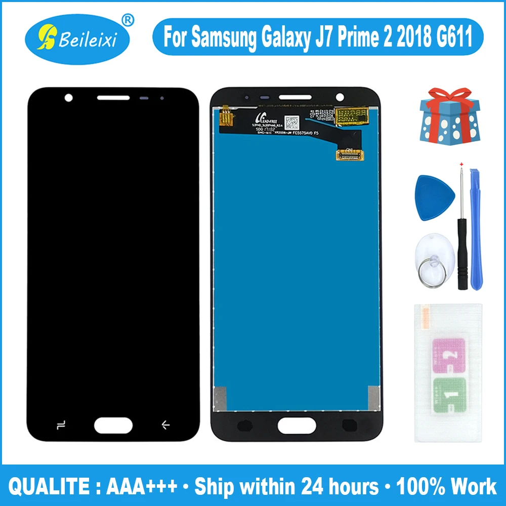 Для Samsung Galaxy J7 Prime 2 2018 G611 G611F G611M G611K SM G611MT ЖК дисплей сенсорный экран дигитайзер
