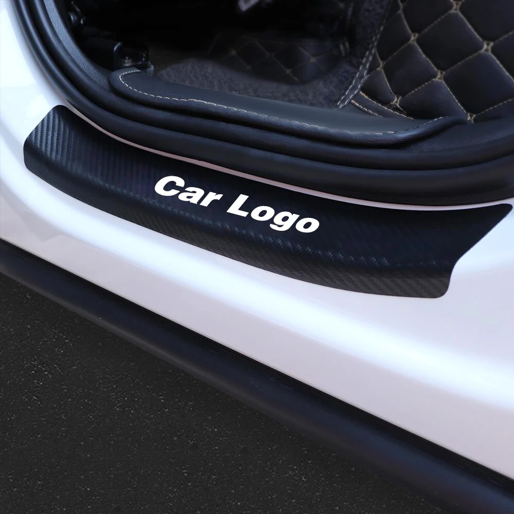 Auto Accessories 4 Pcs Carbon Fiber Decals Car Door Sill Stickers For Suzuki Swift Jimny Ignis Alto Samurai Vitara Cabrio SX4 | Автомобили