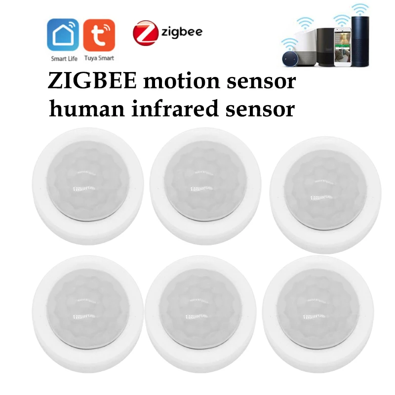 Горячая продажа мини PIR сенсор tuya zigbee датчик движения wifi умный инфракрасный