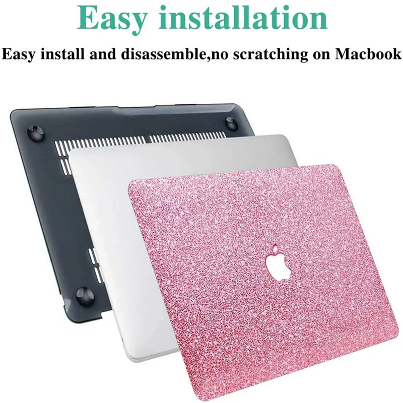 13 15 и 16 дюймов Bling матовый чехол для ноутбука Macbook Air Pro Retina 11 12 6 2020 сенсорной