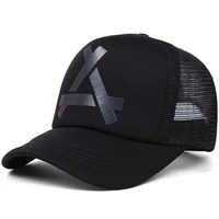 womens fashion letter baseball cap for men summer breathable mesh cap snapback hip hop caps kpop unisex trucker hat casquette