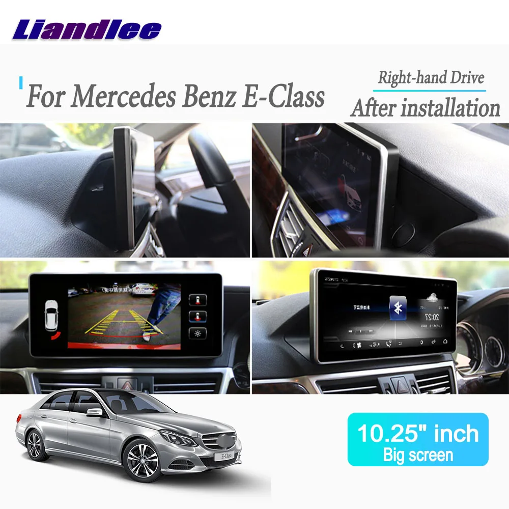 Автомобильный мультимедийный плеер Liandlee Android для Mercedes Benz E Class W212 C207 2010 ~ 2017 радио CD